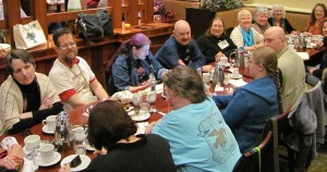 The Friends of Liad Breakfast on Saturday morning.